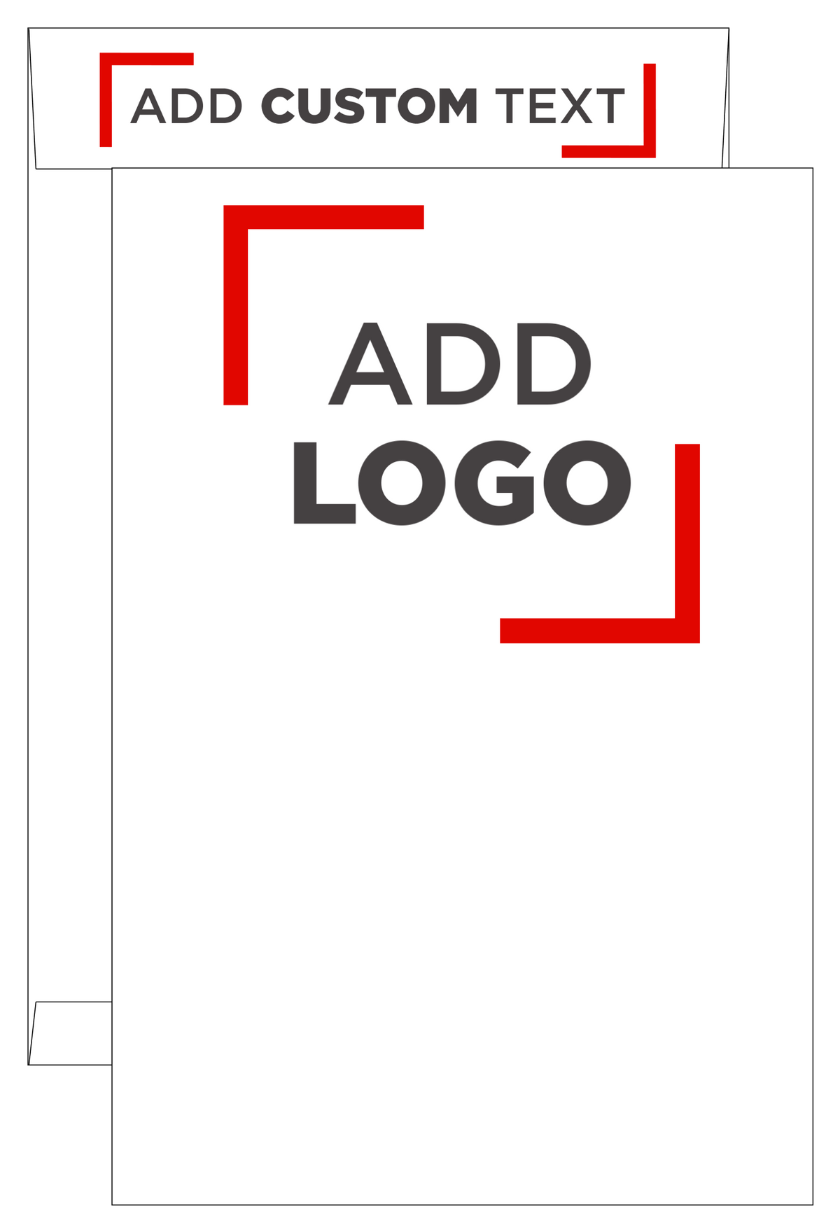 White 28lb 12 1/2 x 18 1/2 Open End Envelopes