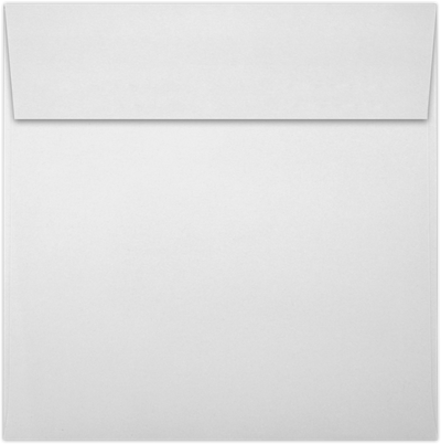 White 28lb 12 1/2 x 12 1/2 Square Envelopes with Peel & Seal