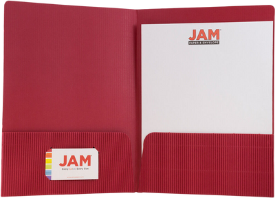 Ruby Red Corrugated Folders