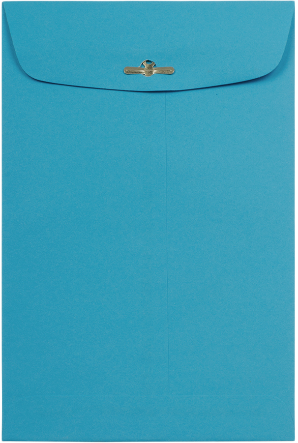 Assorted Brights 6 x 9 Clasp Envelopes - 60 Pack