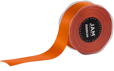 Orange Satin 1 1/2 Inch x 25 Yards Ribbon