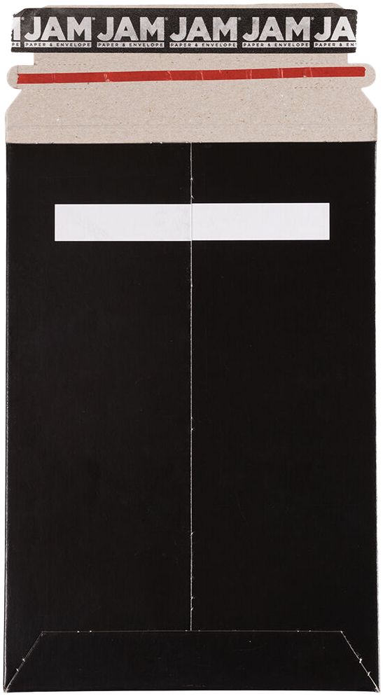 Black 130lb 6 x 9 Photo Mailer Envelopes with Peel & Seal