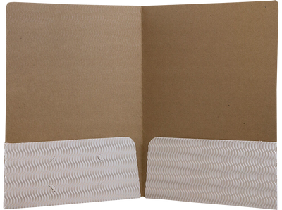 White Corrugated Folders