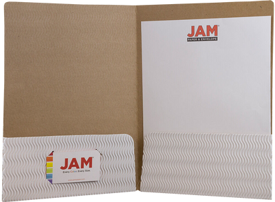 White Corrugated Folders