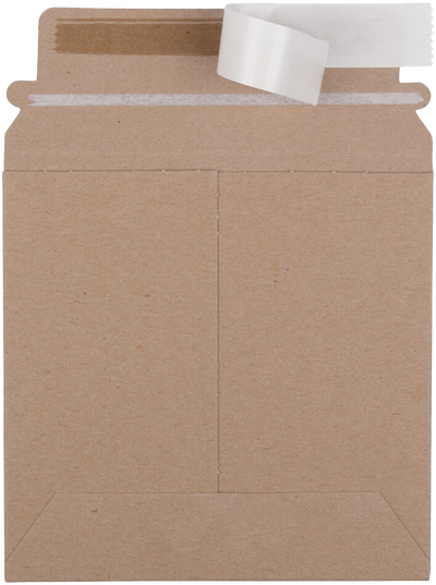 Brown Kraft 130lb 6 x 6 Photo Mailer Envelopes with Peel & Seal