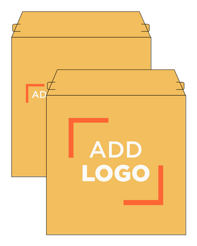 Brown Kraft 130lb 6 x 6 Photo Mailer Envelopes with Peel & Seal