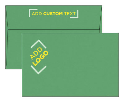 Holiday Green 32lb A9 Invitation Envelopes (5 3/4 x 8 3/4) with Peel & Seal