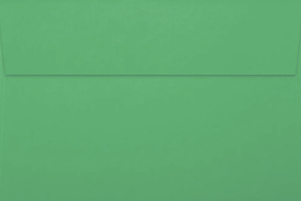 Holiday Green 32lb A9 Invitation Envelopes (5 3/4 x 8 3/4) with Peel & Seal