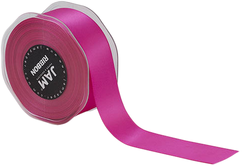 Hot Pink Satin 1 1/2 Inch x 25 Yards Ribbon