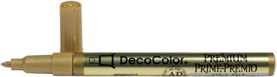 Gold Opaque Leafing Tip Paint Markers