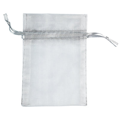 Silver Small Sheer Bags (4 x 5 1/2)
