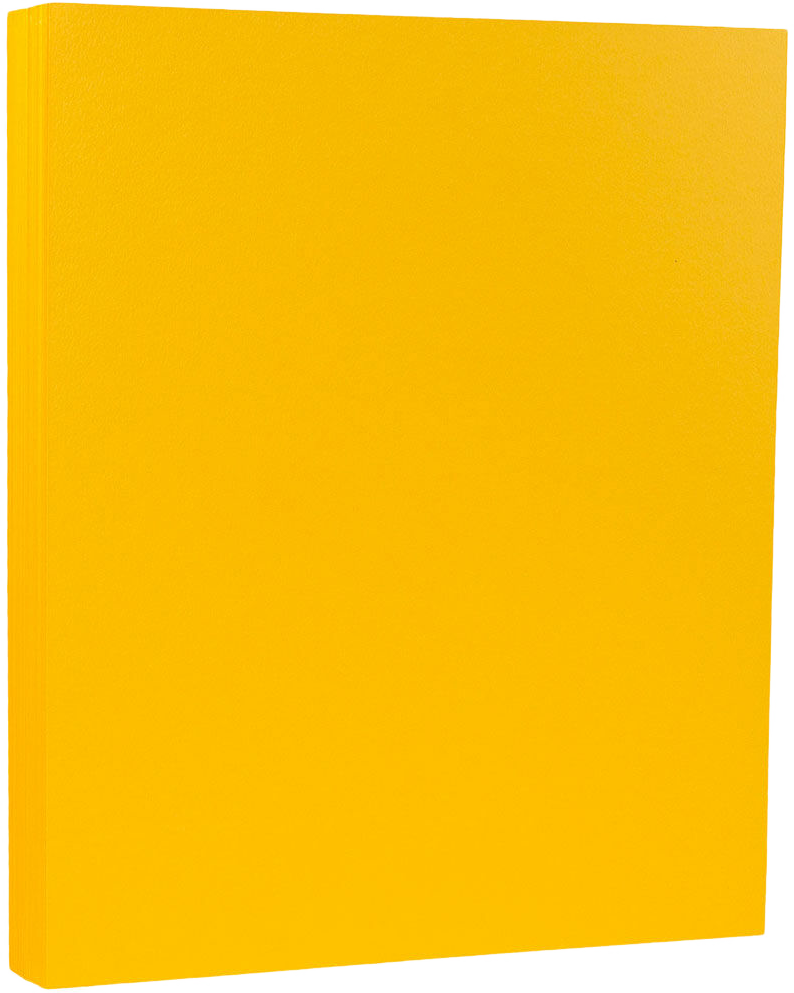 Sunflower Yellow 100lb 8 1/2 x 11 Cardstock
