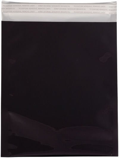 Black Foil 32lb 6 1/4 x 7 7/8 Invitation Envelopes with Peel & Seal