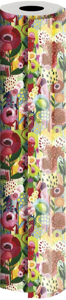 Floral Collage Bulk Wrapping Paper (2082.5 Sq Ft)
