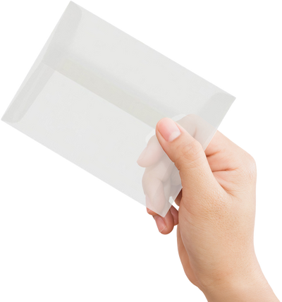Clear Translucent 28lb A1 Invitation Envelopes (3 5/8 x 5 1/8)