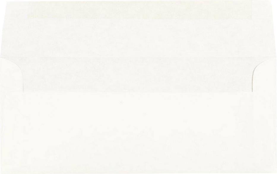 White Parchment 24lb #10 Square Flap (4 1/8 x 9 1/2)