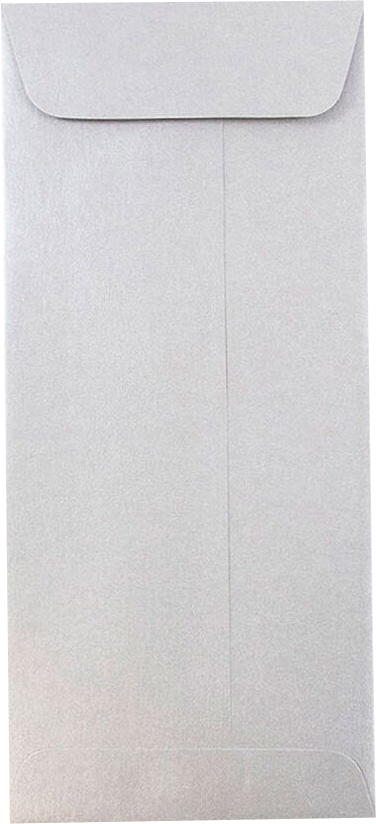 Silver Metallic 32lb #10 Policy Envelopes (4 1/8 x 9 1/2)