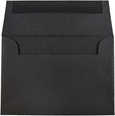 Black Linen 32lb A1 Invitation Envelopes (3 5/8 x 5 1/8)