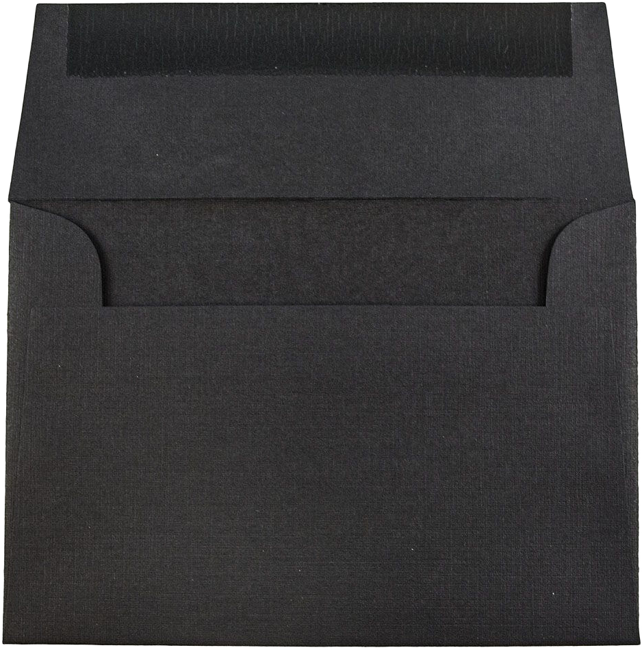 Black Linen 32lb A1 Invitation Envelopes (3 5/8 x 5 1/8)