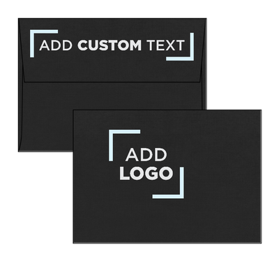 Black Linen 32lb A1 Invitation Envelopes (3 5/8 x 5 1/8)