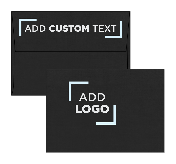 Black Linen 32lb A1 Invitation Envelopes (3 5/8 x 5 1/8)