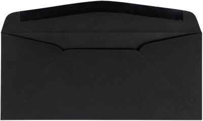 Black Linen 32lb #10 Regular Envelopes (4 1/8 x 9 1/2)