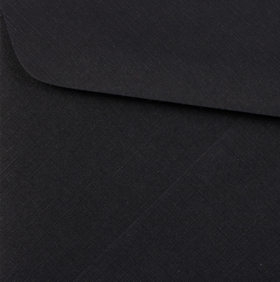 Black Linen 32lb #10 Regular Envelopes (4 1/8 x 9 1/2)