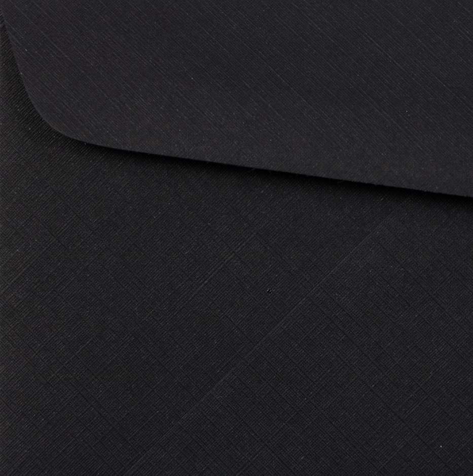 Black Linen 32lb #10 Regular Envelopes (4 1/8 x 9 1/2)