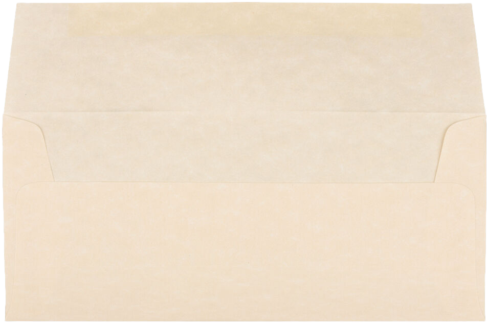 Natural Parchment 24lb #10 Square Flap (4 1/8 x 9 1/2)