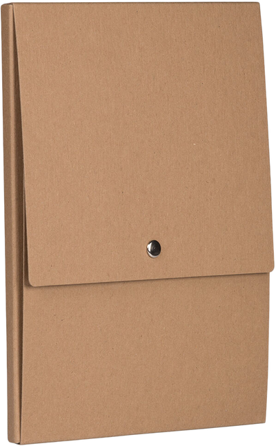 Brown Kraft12 1/8 x 9 x 1/2 Vertical Snap Portfolios