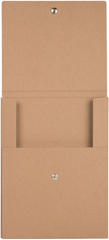 Brown Kraft12 1/8 x 9 x 1/2 Vertical Snap Portfolios