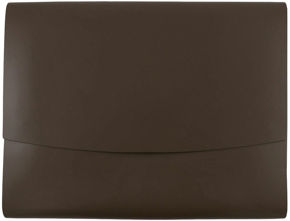 Dark Brown 10 x 13 Leather Portfolios with Snap