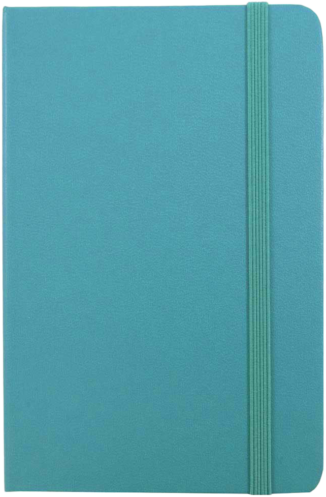 Caribbean Blue Travel Size 4 x 6 Notebooks (70 Dotted Pages)