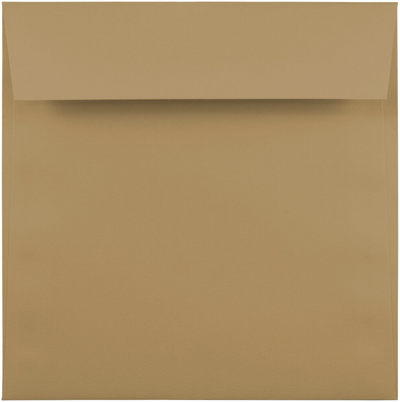 Tan 28lb 6 1/2 x 6 1/2 Square Envelopes