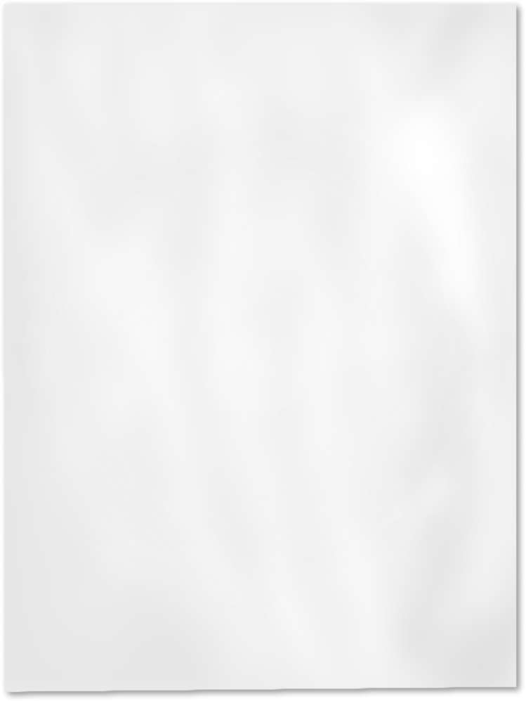 9 x 12 No Glue Pocket Folder - Glossy White
