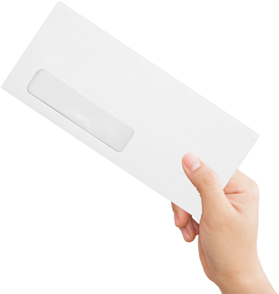 White 24lb #10 Window Laser Safe Envelopes (4 1/8 x 9 1/2)