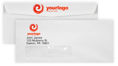 White 24lb #10 Window Laser Safe Envelopes (4 1/8 x 9 1/2)