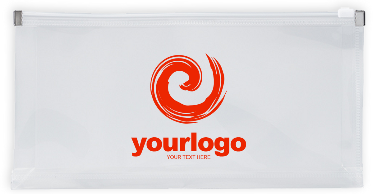 Clear #10 Business Plastic Envelopes (4 1/8 x 9 1/2) with Zip Closure