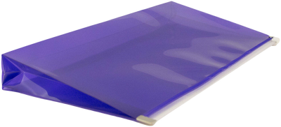 Purple #10 Business Plastic Envelopes (4 1/8 x 9 1/2) with Zip Closure