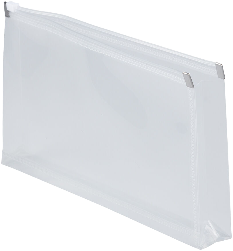 Clear #10 Business Plastic Envelopes (4 1/8 x 9 1/2) with Zip Closure