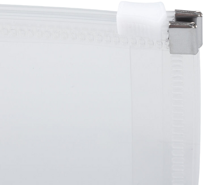 Clear #10 Business Plastic Envelopes (4 1/8 x 9 1/2) with Zip Closure