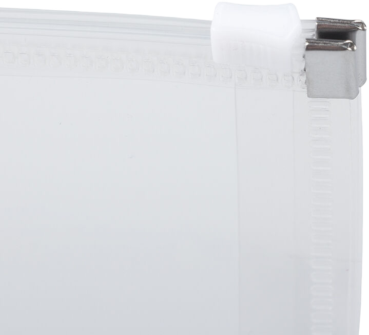 Clear #10 Business Plastic Envelopes (4 1/8 x 9 1/2) with Zip Closure