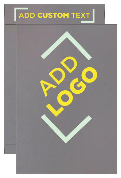 Gray Kraft 28lb 12 1/2 x 18 1/2 Open End Envelopes with Peel & Seal