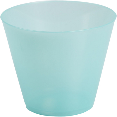 Light Teal Blue 9oz Plastic Tumblers - 72 Pack