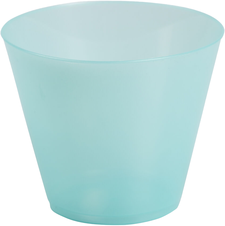 Light Teal Blue 9oz Plastic Tumblers - 72 Pack