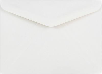 White 24lb Cougar A7 V Flap Premium Envelopes (5 1/4 x 7 1/4)