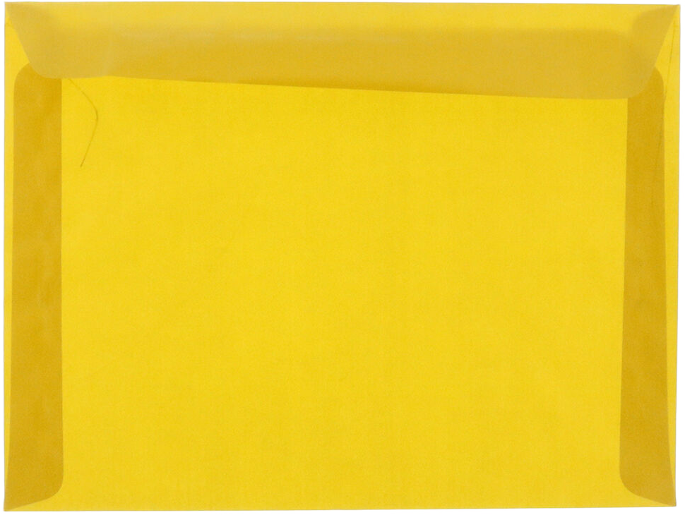 Gold Translucent 30lb 9 x 12 Booklet Envelopes