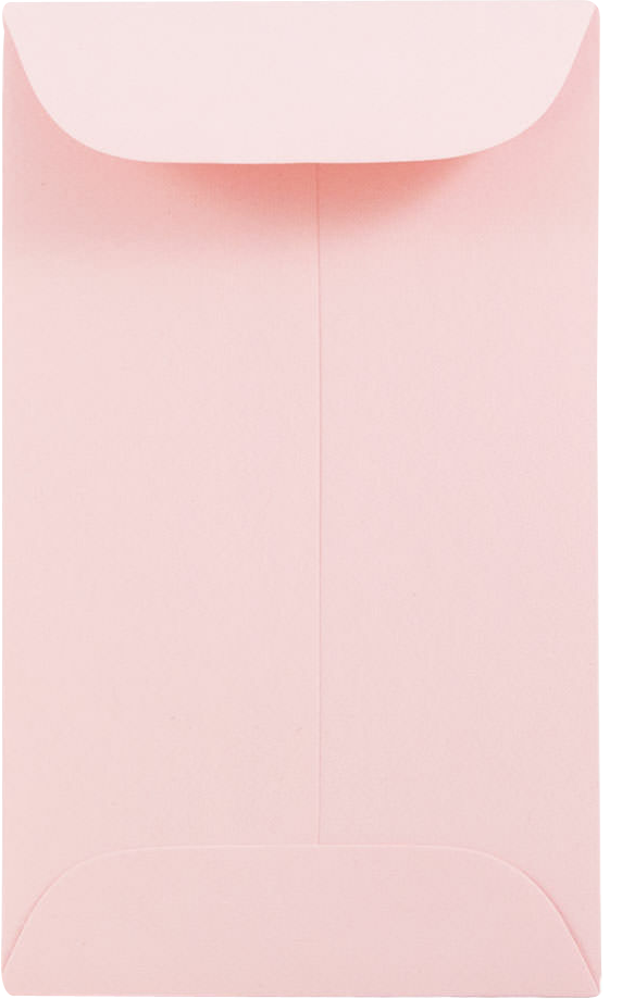 Baby Candy Pink 32lb #3 Coin Envelopes (2 1/2 x 4 1/4)