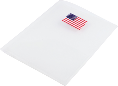 American Flag 9 x 12 Plastic Regular Weight Folders