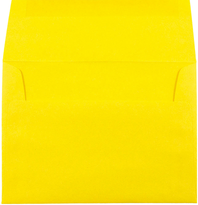 Yellow 24lb A6 Invitation Envelopes (4 3/4 x 6 1/2)